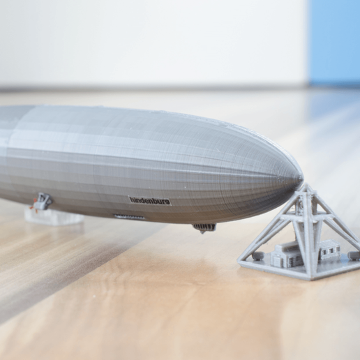 🚢 LZ-129 Hindenburg - scale 1/1000・Free STL File for ・Cults